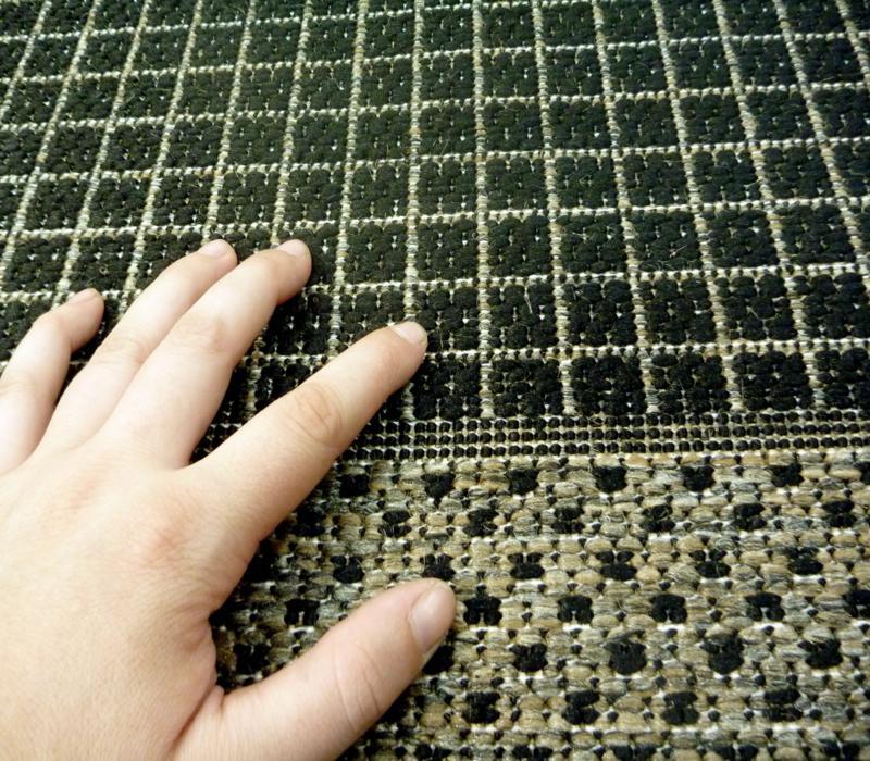 Sunrise Black Metal Flatweave Area Floor Rugs also Hall Runners and Round