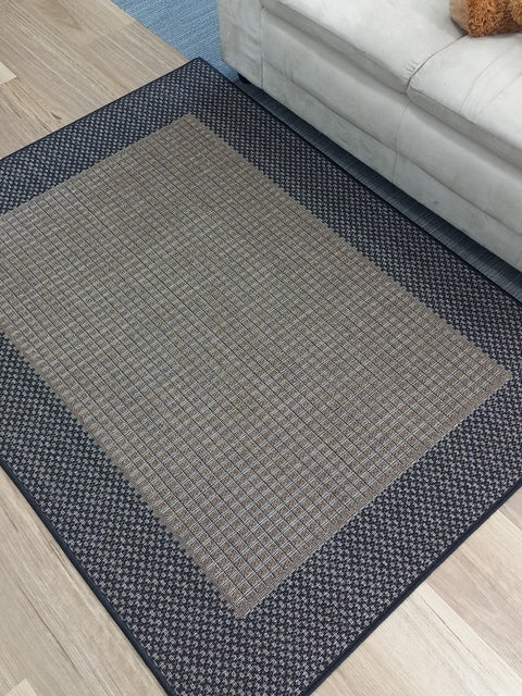 Sunrise Brown Black Flat-Weave Area Floor Rugs also Hall Runners and Round