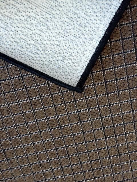 Sunrise Brown Black Flat-Weave Area Floor Rugs also Hall Runners and Round