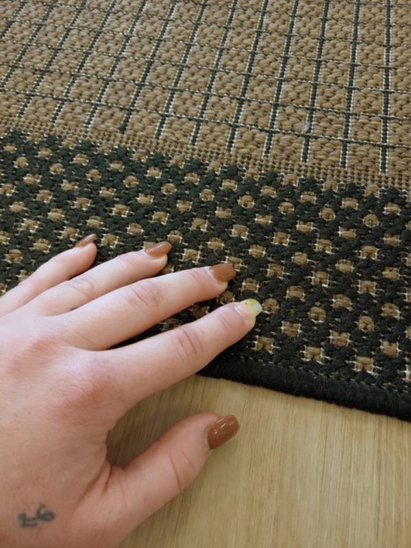 Clearance Hall Runners Brown Black Sunrise Flat-weave 67 or 80cm Wide End of Roll Edged