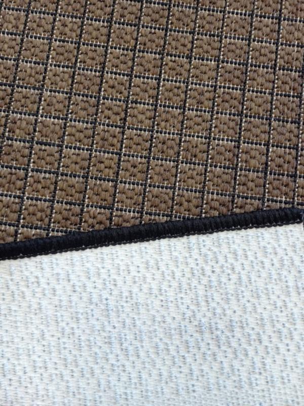 Clearance Hall Runners Brown Black Sunrise Flat-weave 67 or 80cm Wide End of Roll Edged