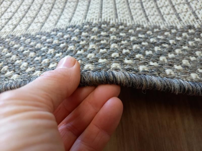 Clearance Hall Runners Cream Taupe Sunrise Flat-weave 67, 80 or 100cm Wide End of Roll Edged