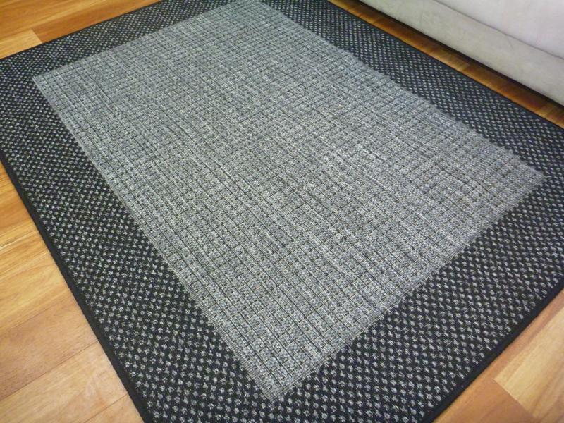 Sunrise Silver/Grey Black Flatweave Area Floor Rugs also Hall Runners and Round
