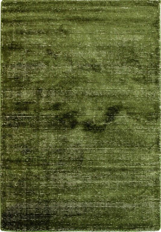 Hand Loomed Art Silk & Wool Hampton Green Area Floor Rug
