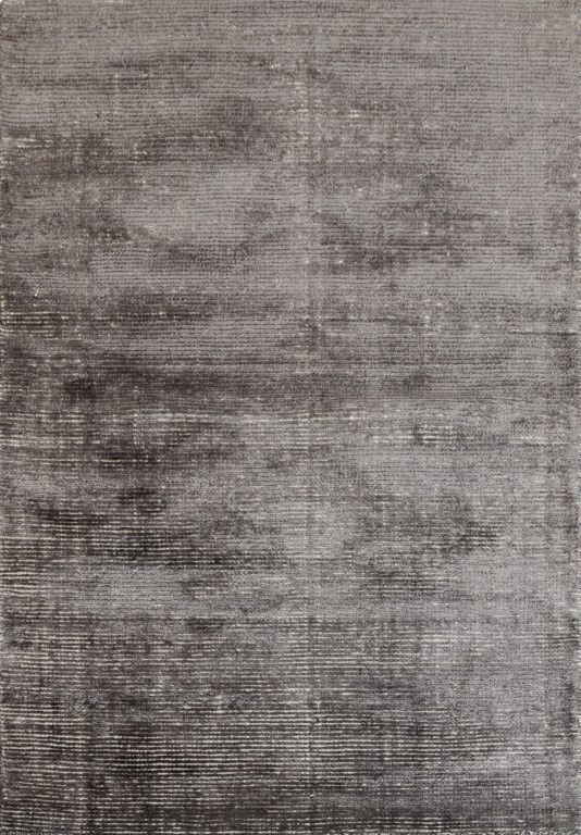 Hand Loomed Art Silk & Wool Hampton Grey Area Floor Rug