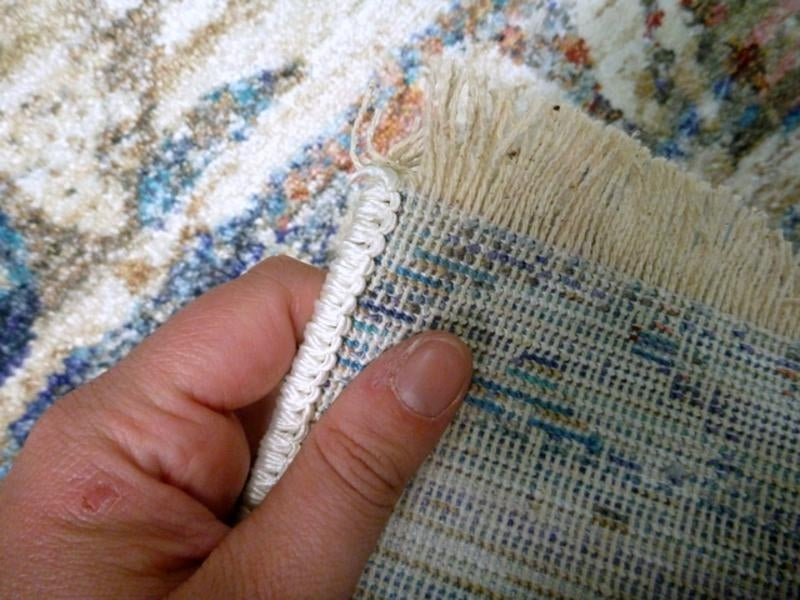 Worn Look Persian Design Warm Beige Floral Diamond High Quality Floor Area Rugs