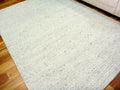 Handwoven Sumak Weave Wool & Art-Silk Ishka Empire Beige Silver Area Floor Rug