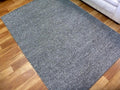 Handwoven Sumak Weave Wool & Art-Silk Ishka Empire Graphite Area Floor Rug