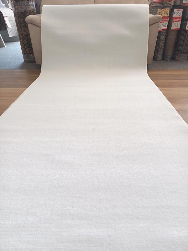 Ivory Grandeur Plush Pile Wedding Event Exhibition Thick Washable Carpet Aisle Runner