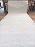 Ivory Grandeur Plush Pile Wedding Event Exhibition Thick Washable Carpet Aisle Runner