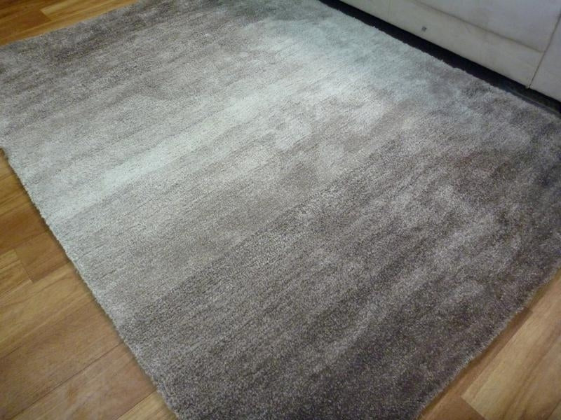 Super Soft n Cuddly 23mm Thick Pile Graduation Sand Modern Floor Rugs