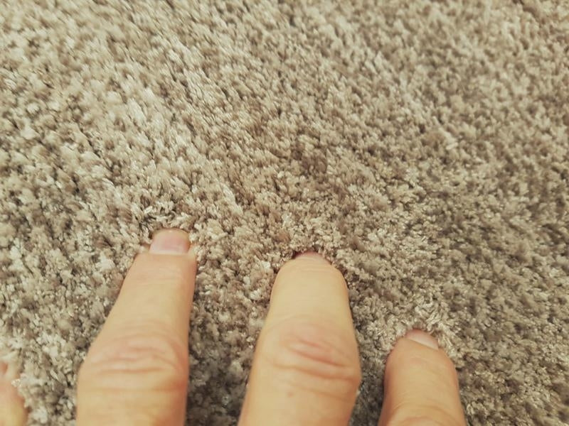Super Soft n Cuddly 23mm Thick Pile Graduation Sand Modern Floor Rugs