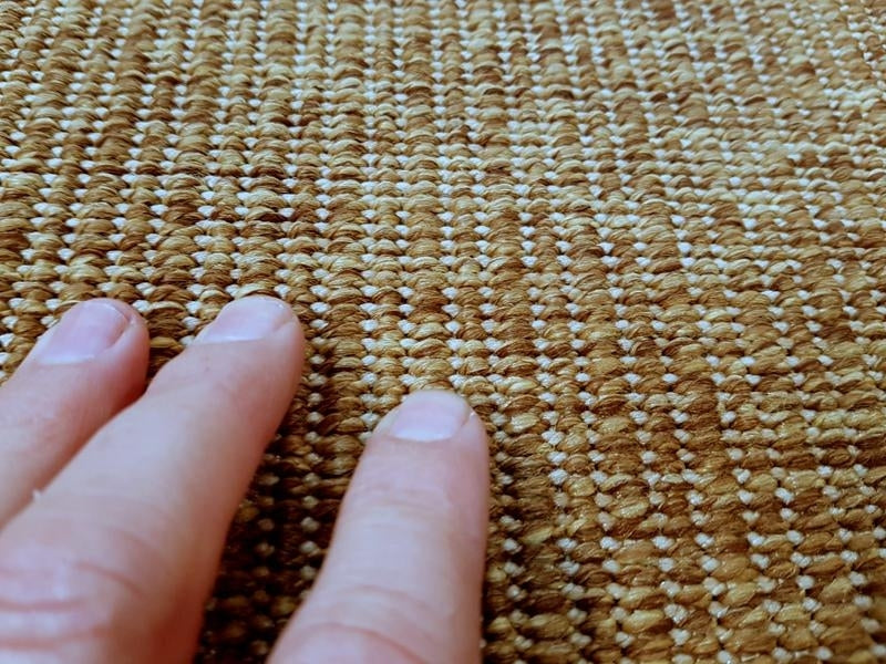 Clearance Runners Chestnut Sisal Look Indoor Outdoor Runner End of Roll Edged