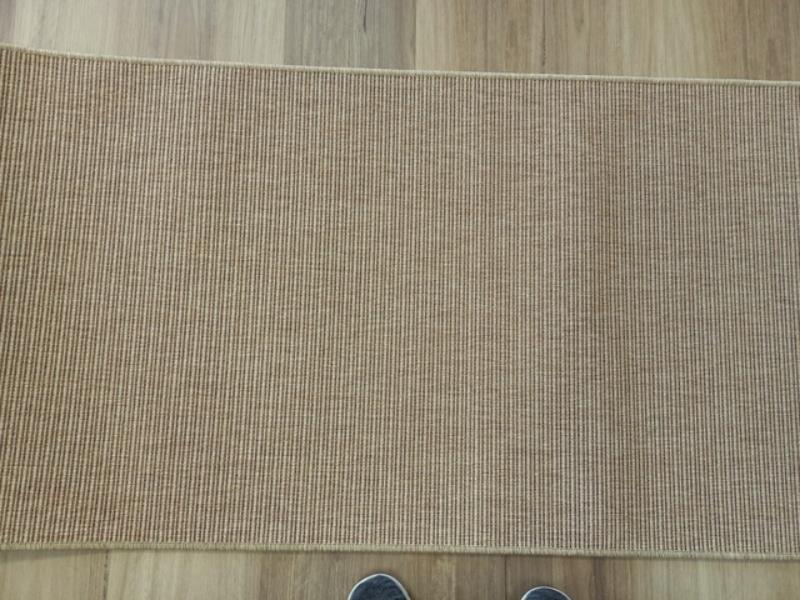 Sisal Look Indoor Outdoor Runner by the Meter Sand 80cm 1m or 1.2m Wide Boucle Weave