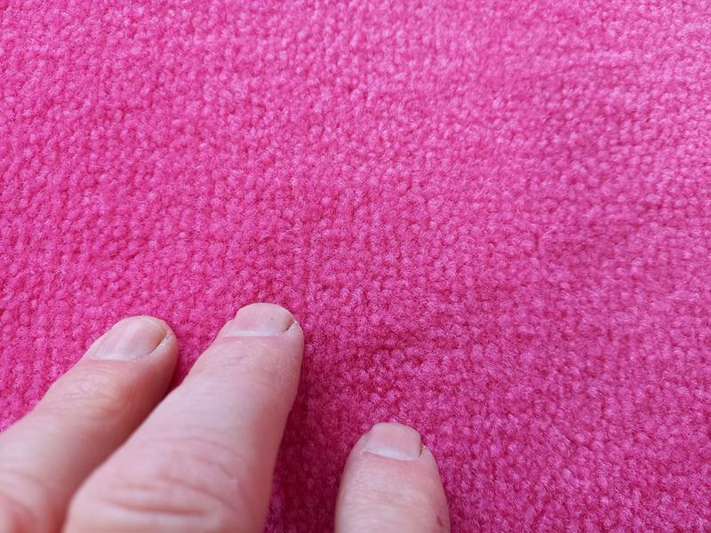 Pink Grandeur Plush Pile Wedding Event Exhibition Thick Washable Carpet Aisle Runner