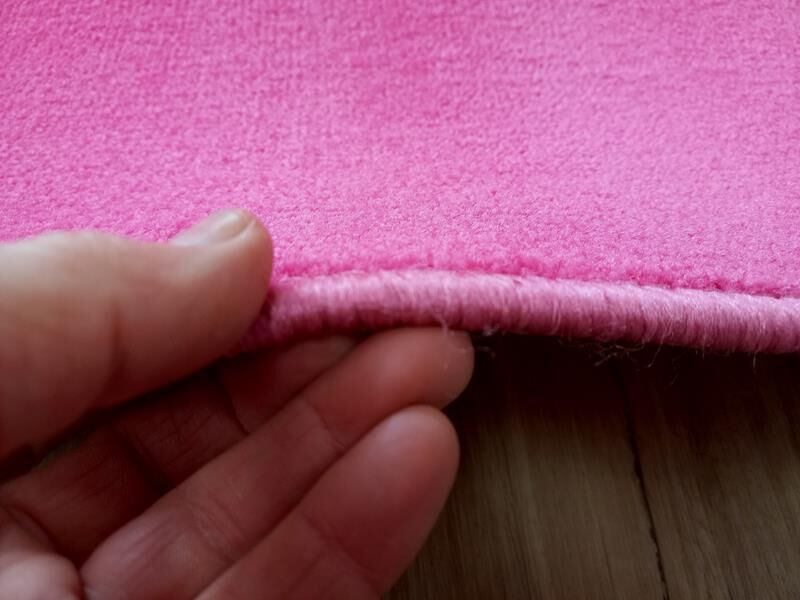 Pink Grandeur Plush Pile Wedding Event Exhibition Thick Washable Carpet Aisle Runner