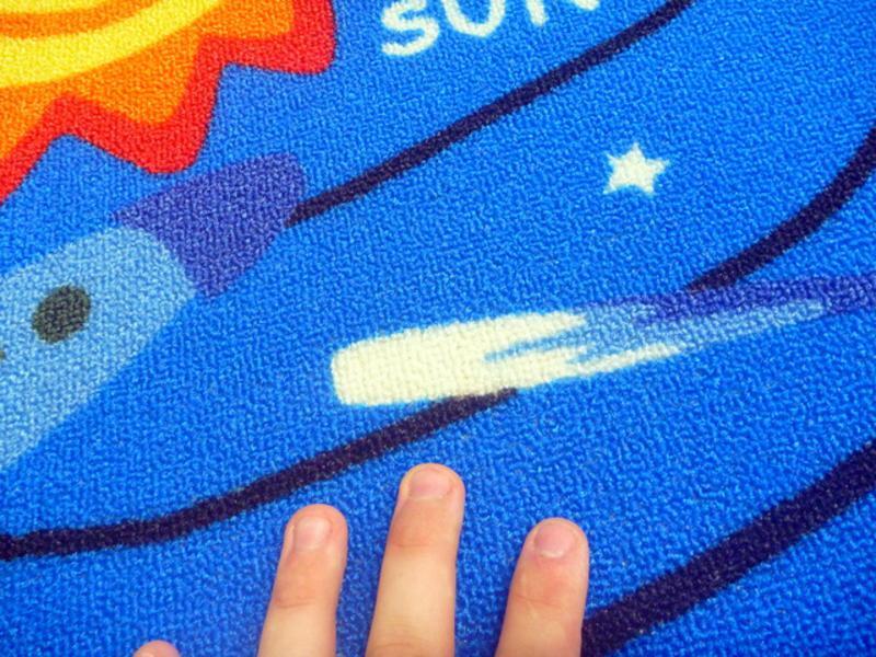 Solar System Educational Rugs 100x140cm, 133x180cm Kids Activity PlayMat