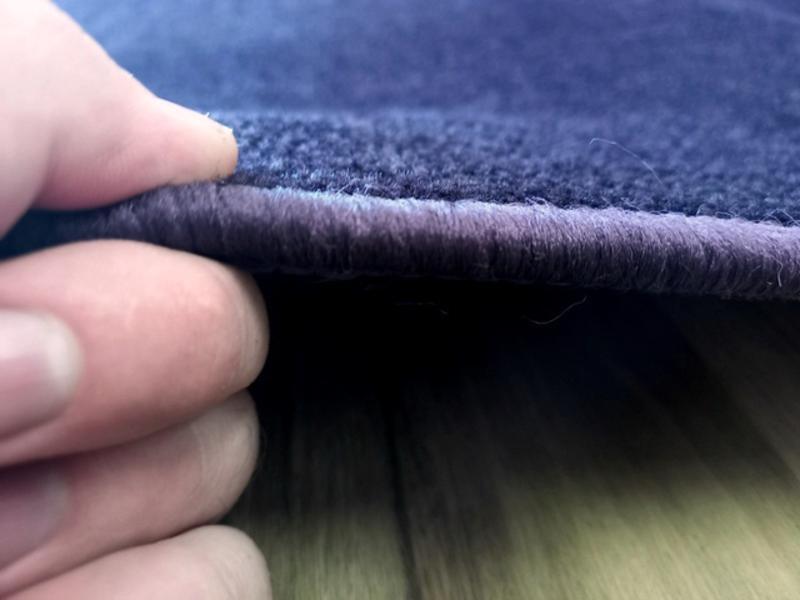 Purple Grandeur Plush Pile Wedding Event Exhibition Thick Washable Carpet Aisle Runner