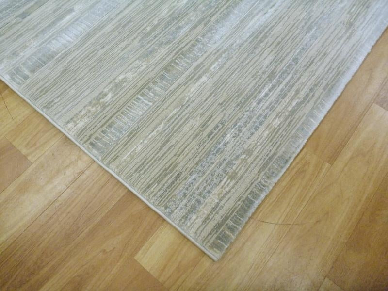 Very High Quality Modern Design Stamford Beige Grey Cream Panels Floor Rug