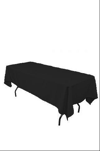 5 of Commercial Grade Table Cloth Cover 145 x 320cm White or Black