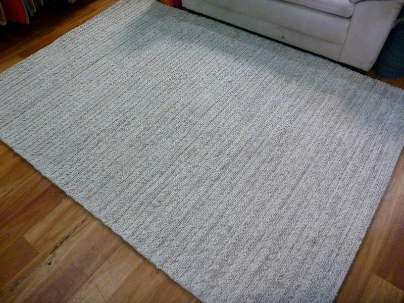 Hand-knotted New Zealand Wool Svend Grey Area Floor Rug