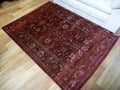 Persian Wash Design Chorus Burgundy Allover Soft Feel Floor Area Rugs & Runner