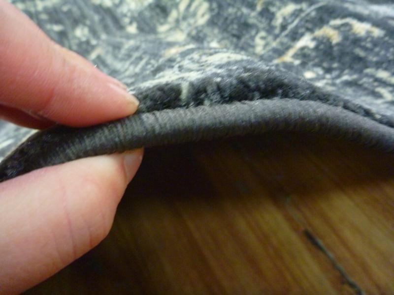 Persian Round Rugs Wash Design Chorus Charcoal Grey Allover Soft Feel