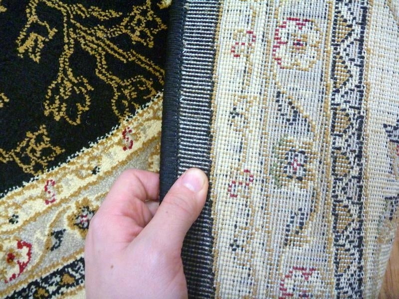 Persian Round Rugs Chorus Circle Black Soft Feel