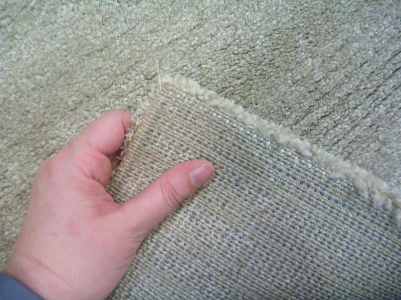 Contemporary Vogue Lush Pile Low Sheen Beige Plain Floor Area Rugs