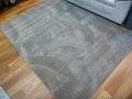 Contemporary Vogue Lush Pile Low Sheen Brown Plain Floor Area Rugs
