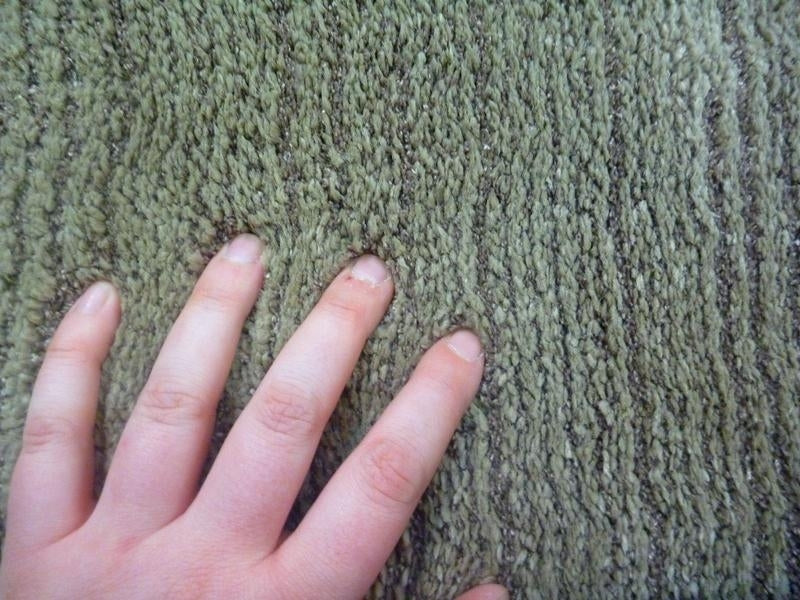 Contemporary Vogue Lush Pile Low Sheen Brown Plain Floor Area Rugs