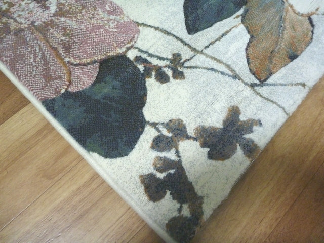 Aurora Floral Multi Contrast Modern Design Soft High Quality Floor Area Rugs