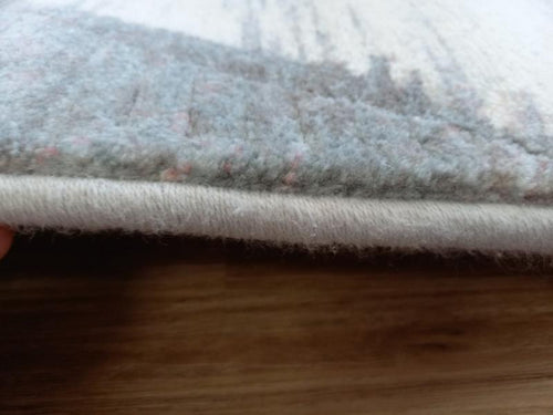 Aurora Pastel Waves Grey Pink Multi Modern Design Soft High Quality Floor Area Rugs