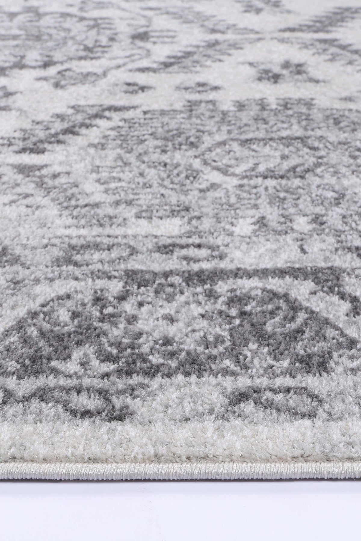 Provence Cosquer Cream Grey Traditional Rug - PROV03
