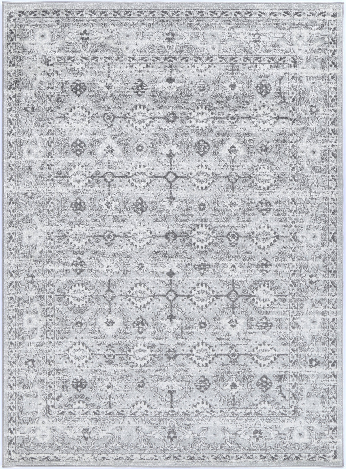 Provence Montpellier Grey Traditional Rug - PROV09