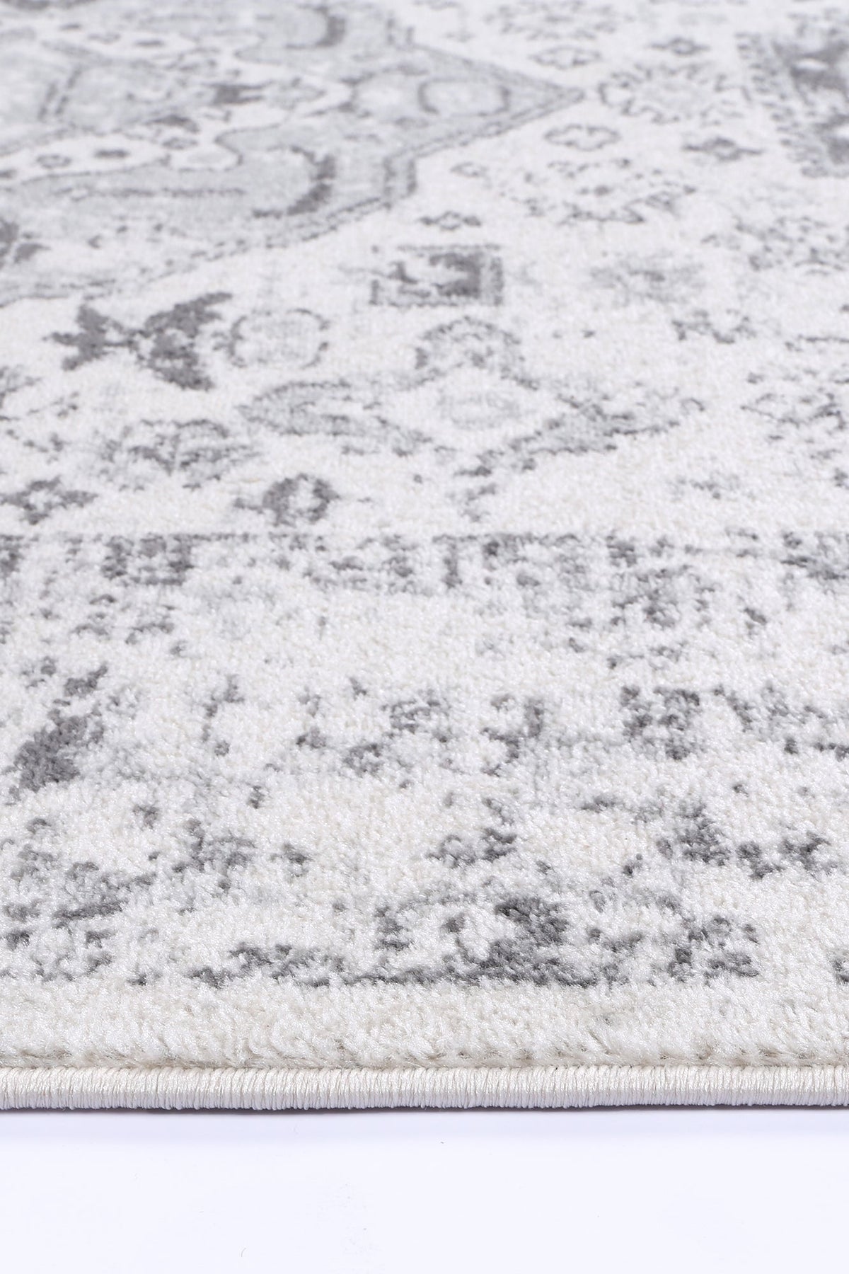 Provence Trellis Cream & Light Grey Rug - PROV10