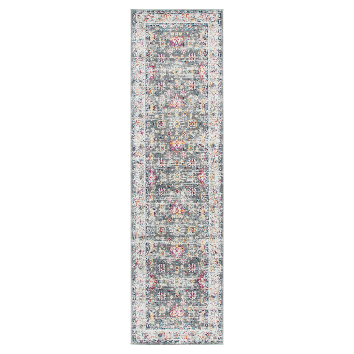 Provence Somerset Grey Multi Traditional Rug - PROV19