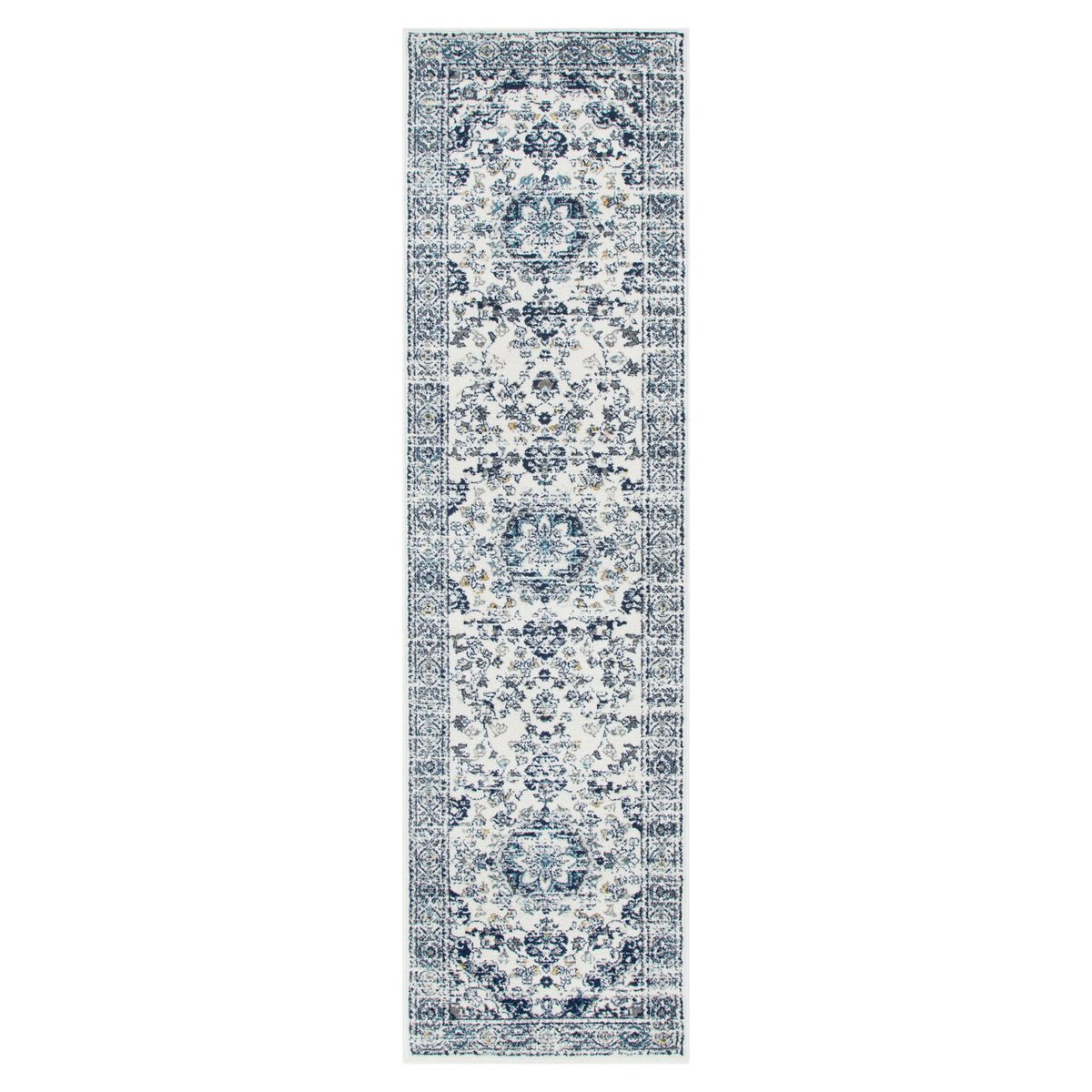 Provence Alpes Navy Multi Traditional Rug - PROV22