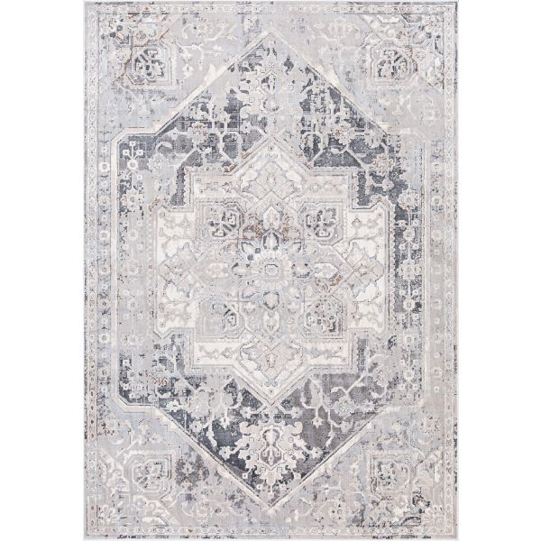 Persian Transitional Allover Design Portabella Stone 11mm Thick Super Soft Floor Area Rugs