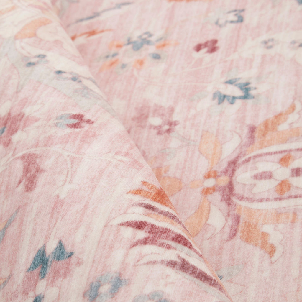 Revive Amira Pink Washable Rug