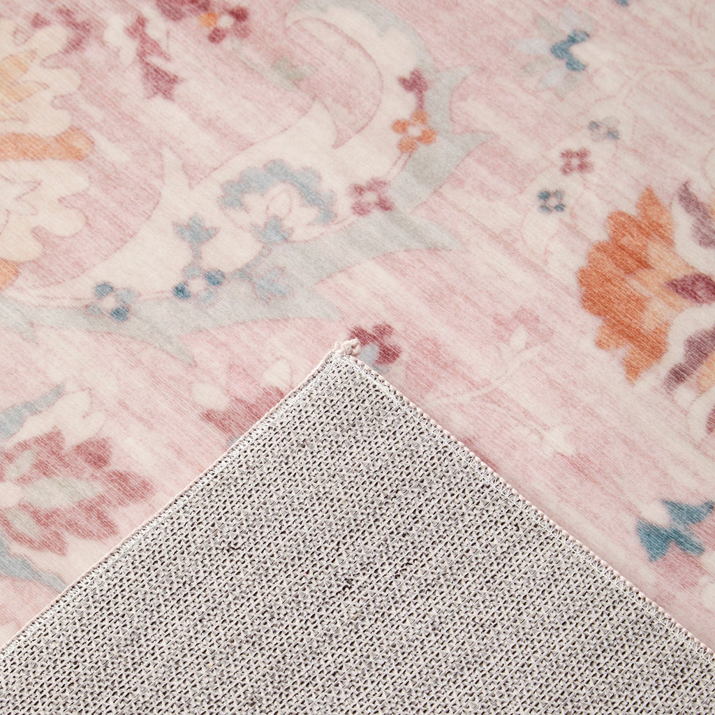 Revive Amira Pink Washable Rug