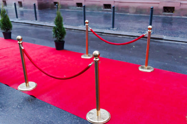 Red Budget Event Carpet 2m Wide x 50m Long Roll Bulk Order 2-3mm Thick - Online Only