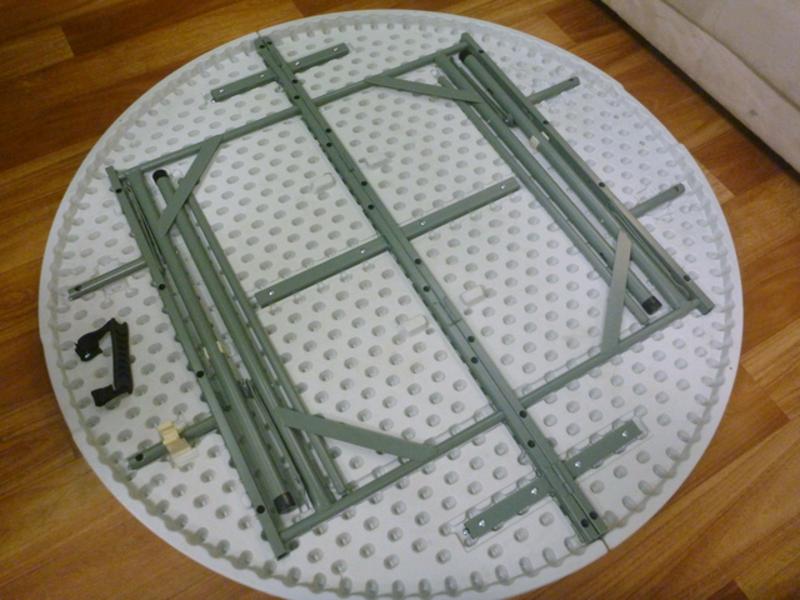 10 Round Folding Event Banquet Commercial Grade Blow Moulded 122cm Table Package Deal Online
