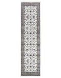 Sydney Classic Runner White With Beige Border Runner Rug
