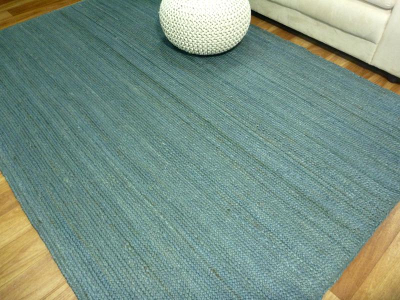 Seagrass Jute Woven Green Floor Area Rug 160x235CM