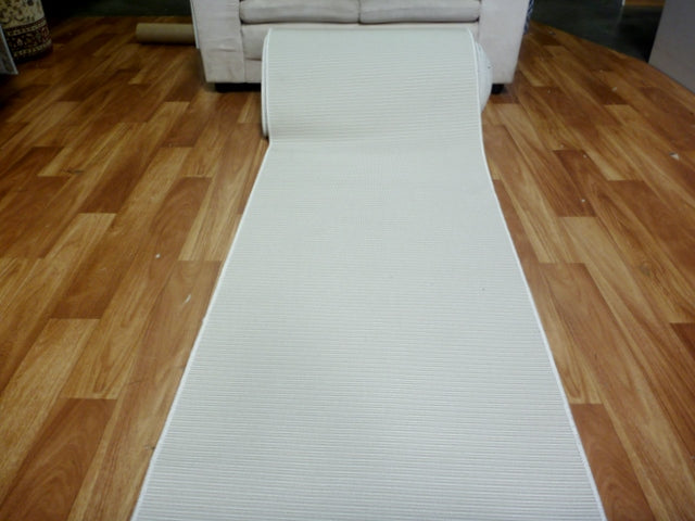 Clearance Runners Chalk Sisal Look Indoor Outdoor Runner End of Roll Edged