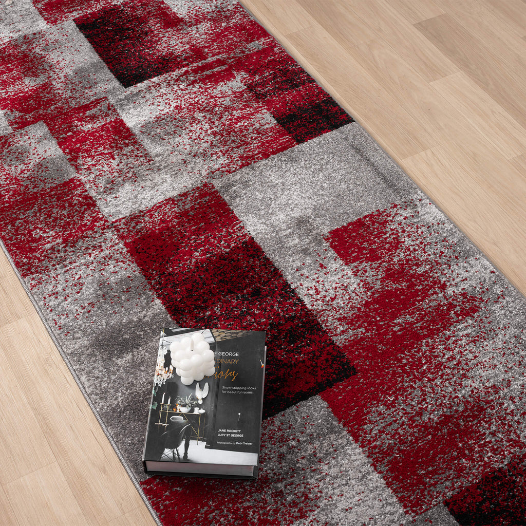Slate 766 Red Runner by the Metre