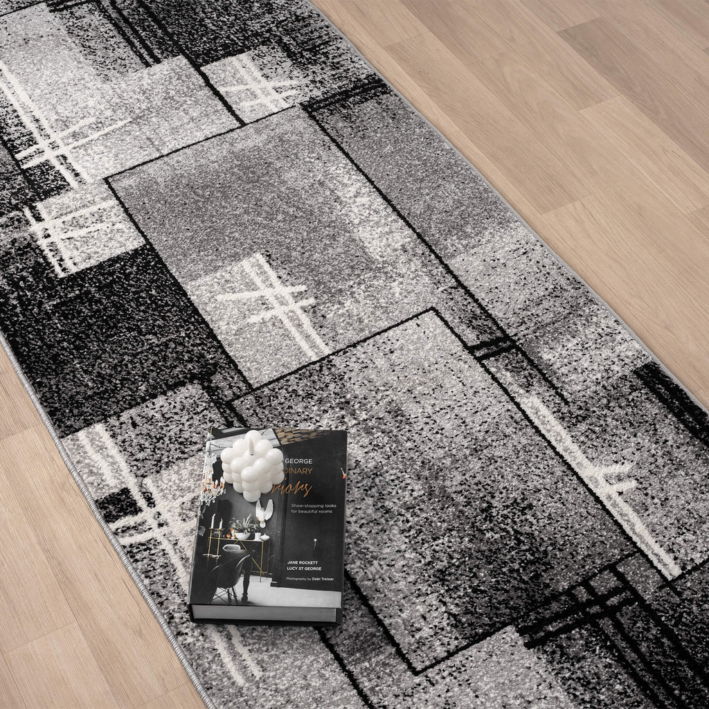 Slate 768 Grey Runner by the Metre