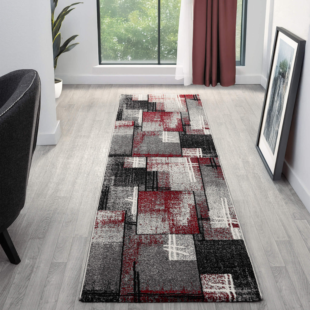 Slate 768 Red Runner by the Metre