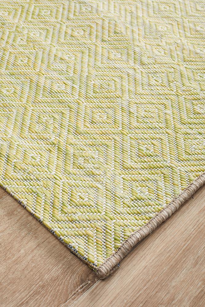 Rug Culture Terrace 5500 Green Runner Rug